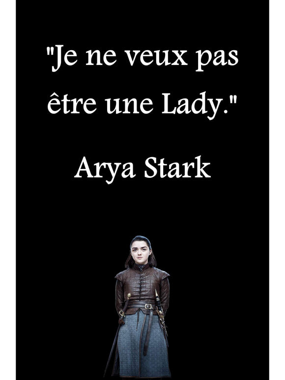 Poster Arya Stark