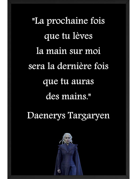 Poster encadré Daenerys Targaryen