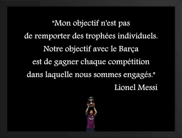 Poster encadré Lionel Messi
