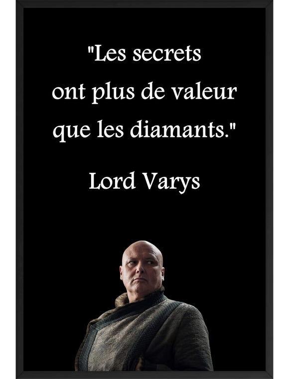 Poster encadré Lord Varys