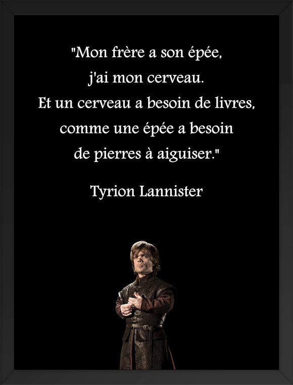 Poster encadré Tyrion Lannister