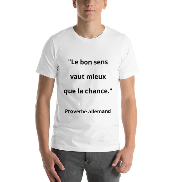 T-Shirt Homme Proverbe Allemand