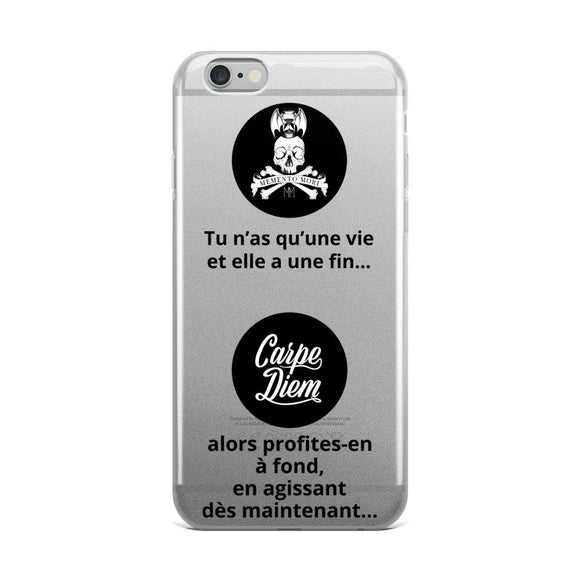 Coque iPhone Memento Mori - Carpe Diem