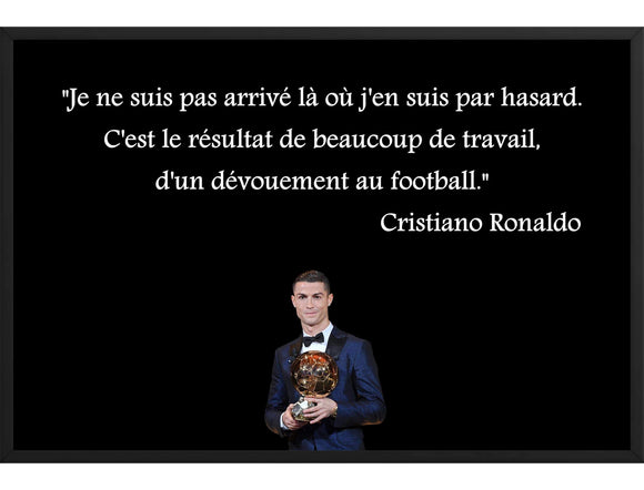 Poster encadré Cristiano Ronaldo