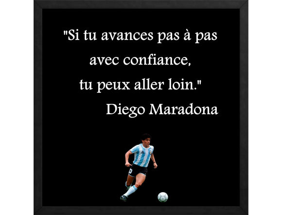Poster encadré Diego Maradona