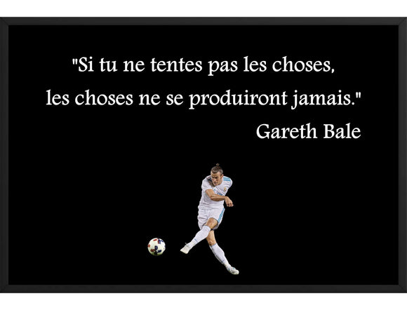 Poster encadré Gareth Bale