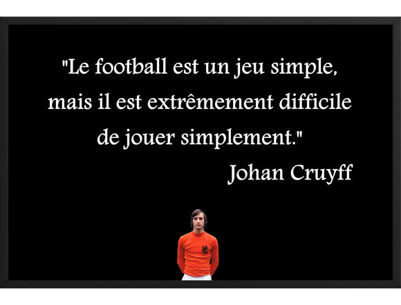 Poster encadré Johan Cruyff