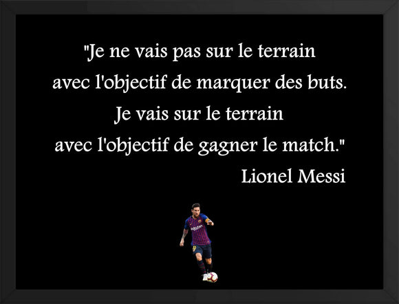 Poster encadré Lionel Messi