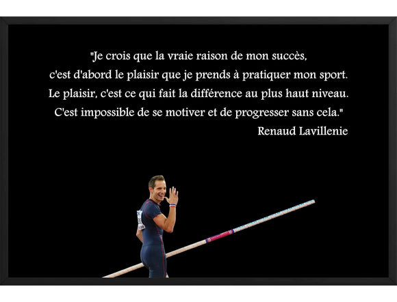 Poster encadré Renaud Lavillenie-Sport Succès