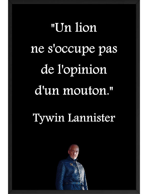 Poster encadré Tywin Lannister