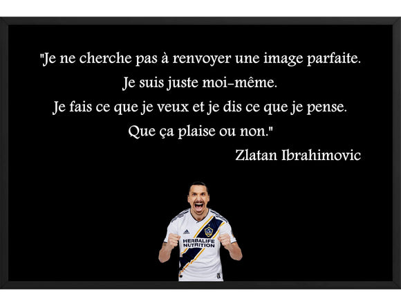 Poster encadré Zlatan Ibrahimovic