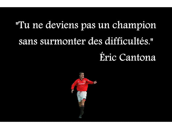 Poster Éric Cantona