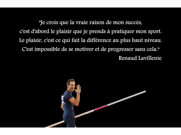 Poster Renaud Lavillenie-Sport Succès