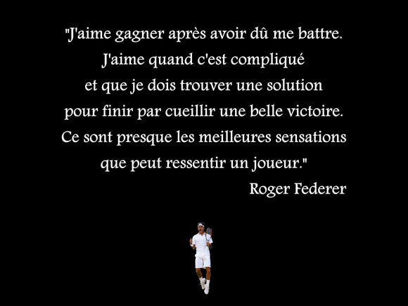 Poster Roger Federer-Sport Succès
