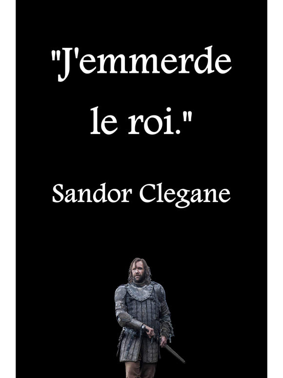 Poster Sandor Clegane