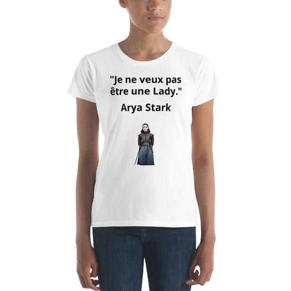 T-Shirt Femme Arya Stark