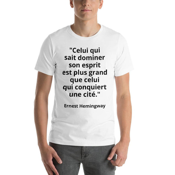 T-Shirt Homme Ernest Hemingway