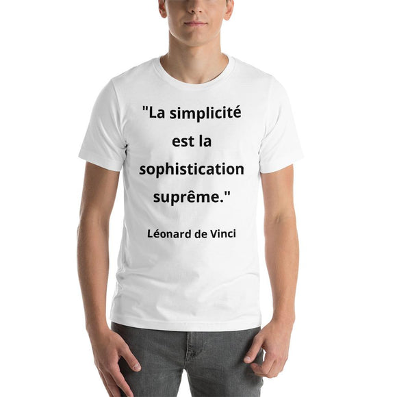 T-Shirt Homme Léonard de Vinci