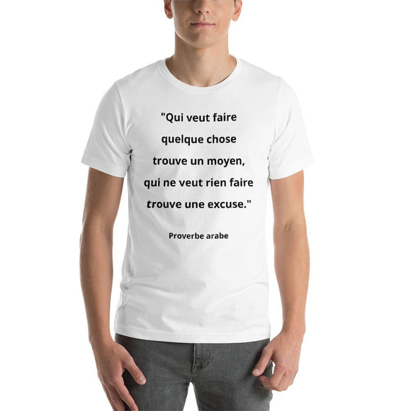 T-Shirt Homme Proverbe Arabe