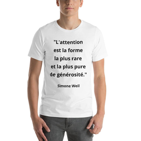 T-Shirt Homme SImone Weil